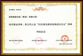2020青島高科技高成長企業(yè)