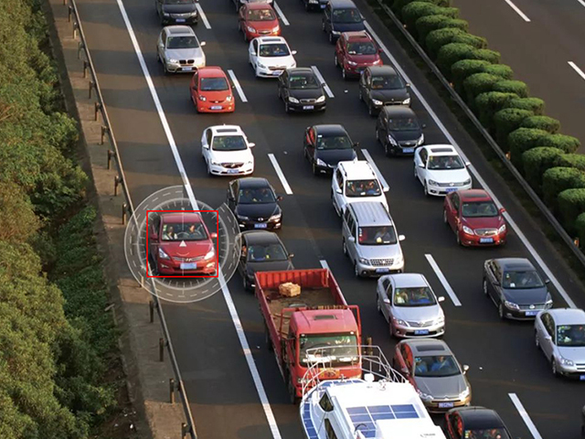 侵占應急車道識別