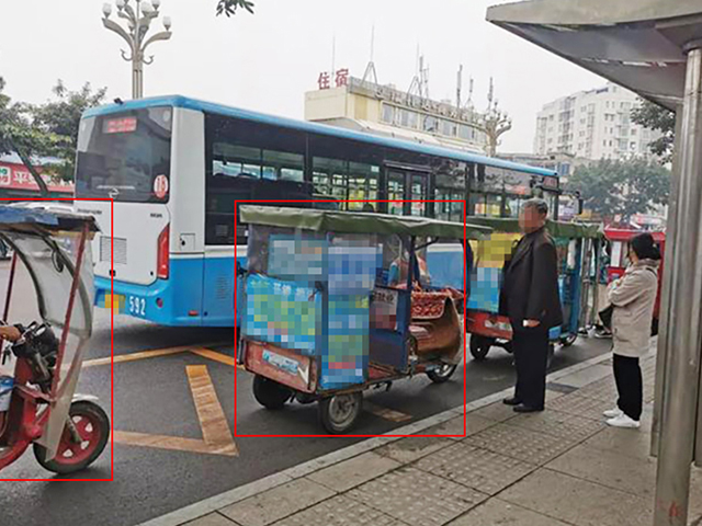 非公交車占用公交站臺