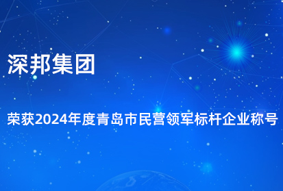深邦集團(tuán)榮獲2024年度青島市民營(yíng)領(lǐng)軍標(biāo)桿企業(yè)稱號(hào)