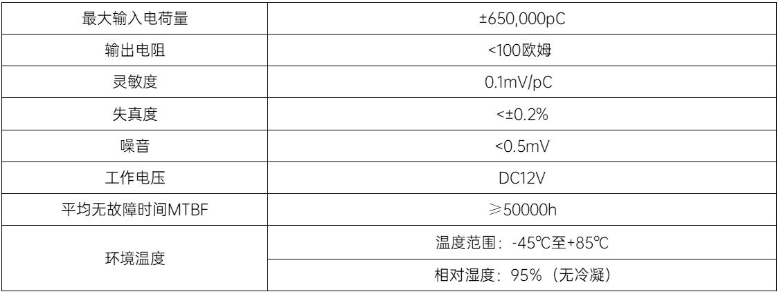 電荷放大器參數